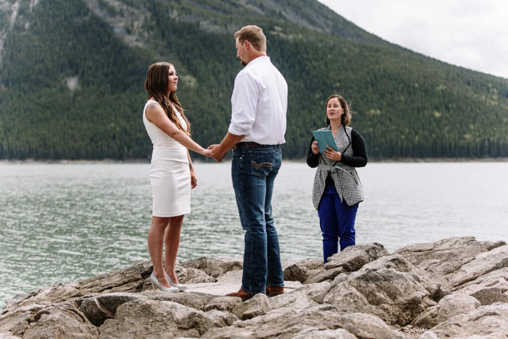 Banff Weddings at Lake Minnewanka